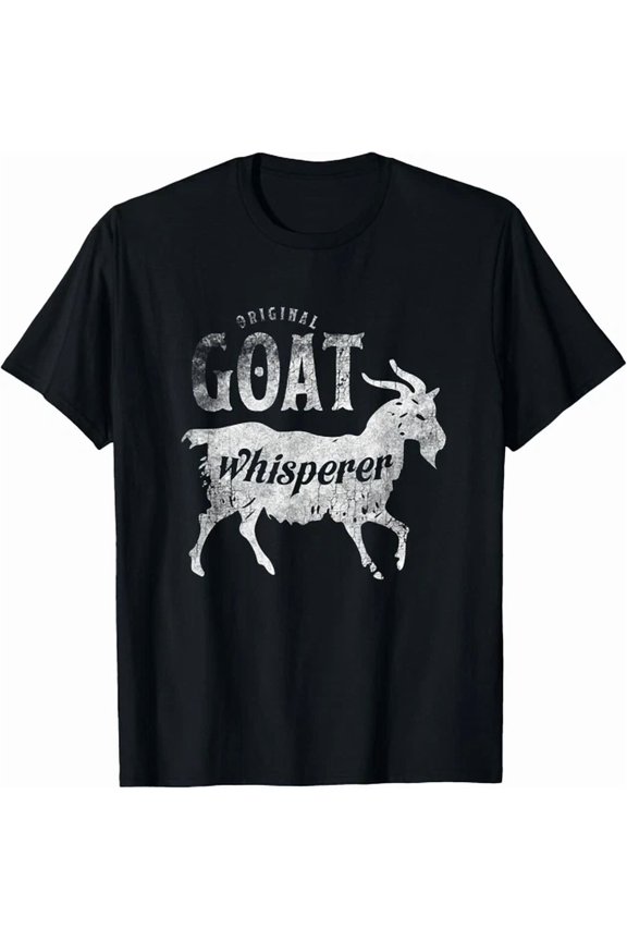 Hot Trending Tee With Original Goat Whisperer T-Shirt Cute Farming Gift Tee Gift Unisex T-Shirt