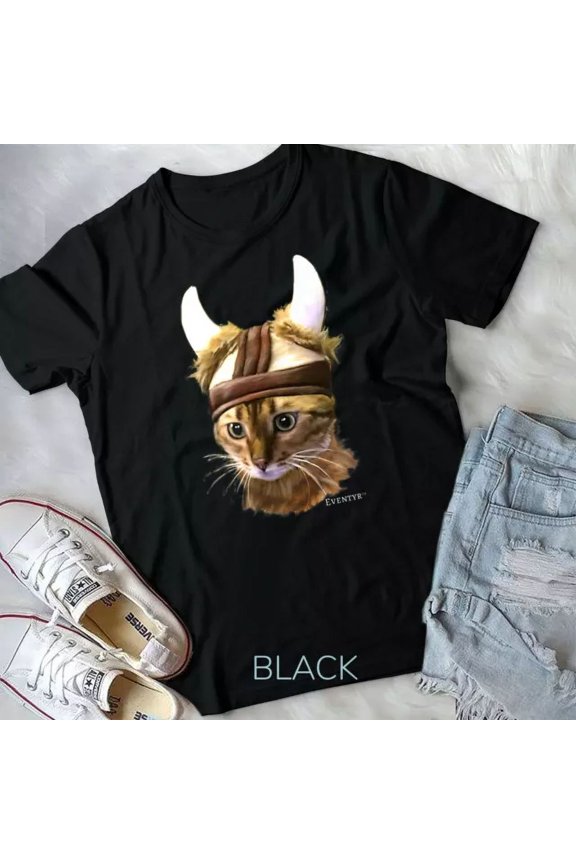 Hot Trending Tee With Original Viking Cat Norwegian Gift Unisex T-Shirt