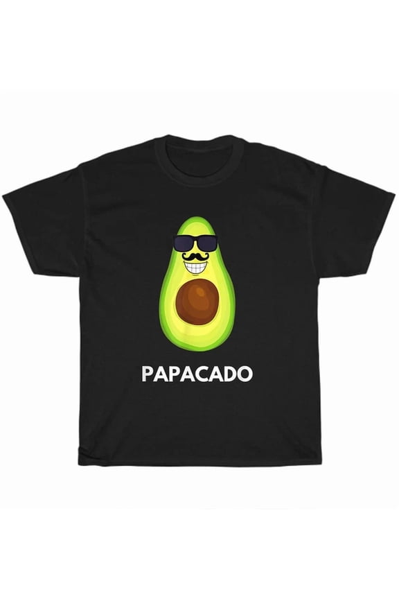 Hot Trending Tee With Papacado Avocado Dad Father Vegan Avocado Lover T-Shirt Unisex Tee Gift