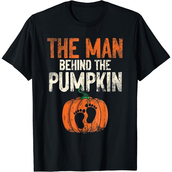 Hot Trending Tee With Pregnancy Announcement The Man Behind The Pumpkin Unisex S-5Xl T-Shirt