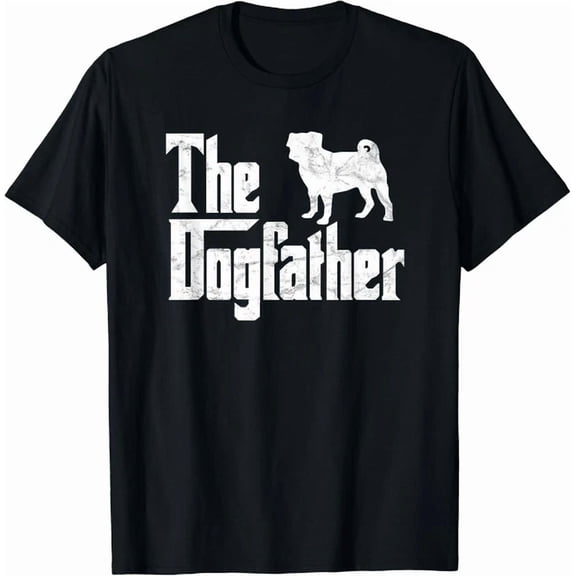 Hot Trending Tee With Pug Dog The Dogfather Dog Owner Gift Unisex T-Shirt