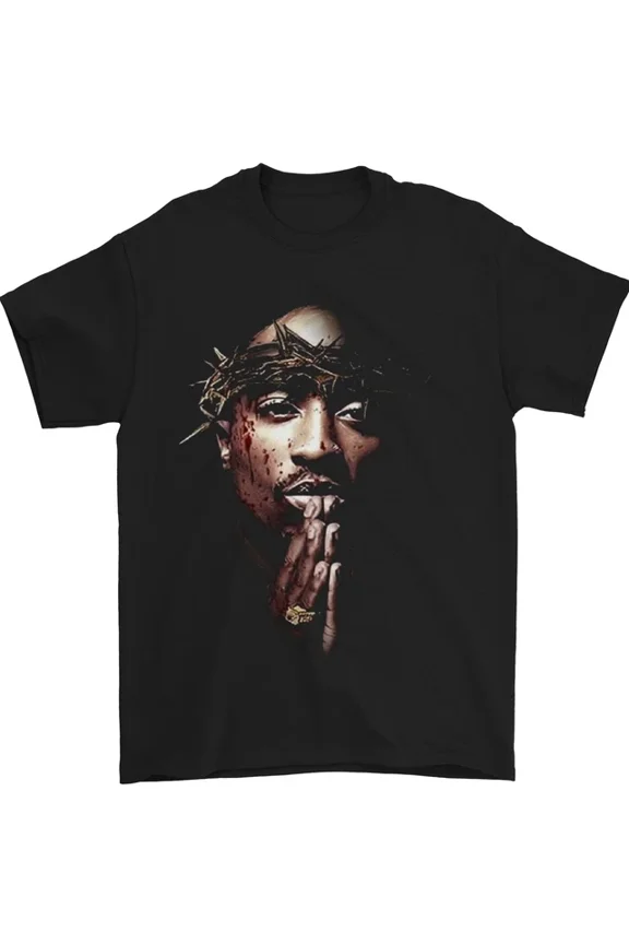 Hot Trending Tee With Rap Star Wearing A Thorn Crown Mens Womens S-5Xl T-Shirt