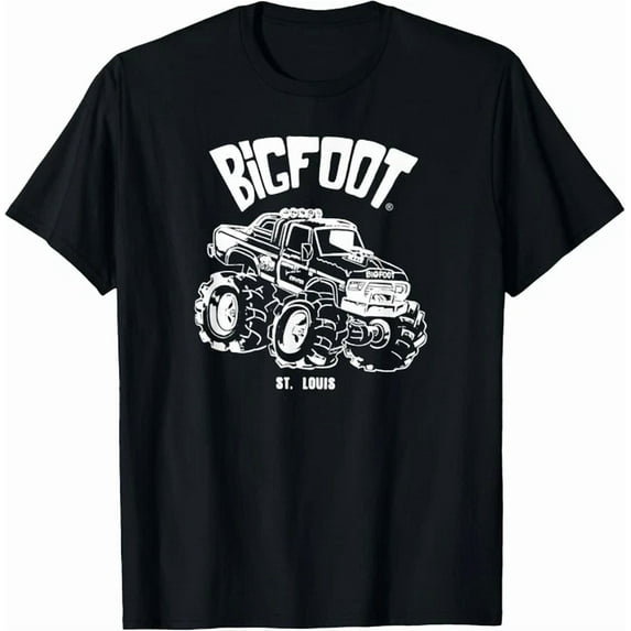 Hot Trending Tee With Retro Cartoon Bigfoot T-Shirt Color Options 3 Gift Unisex T-Shirt