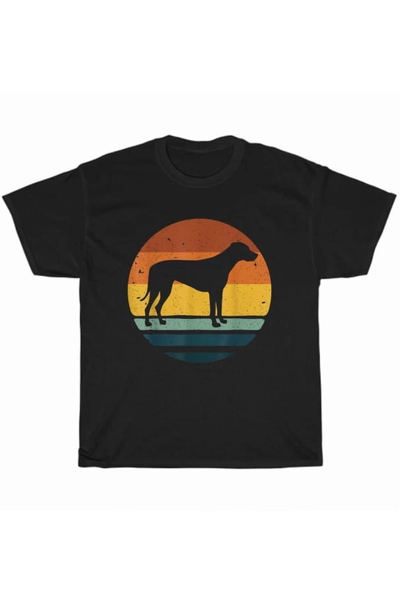 Hot Trending Tee With Rhodesian Ridgeback Vintage Retro Dog Pet Lover T-Shirt Unisex Tee Gift