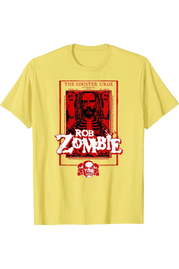 Hot Trending Tee With Rob Zombie - Sinister Urge Movie Poster Unisex S-5Xl T-Shirt