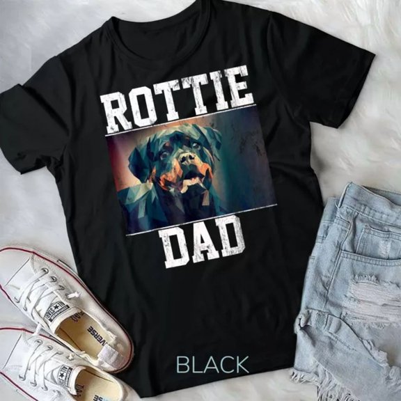 Hot Trending Tee With Rottweiler Dad Shirt - Gift For Rottie Lover Unisex T-Shirt