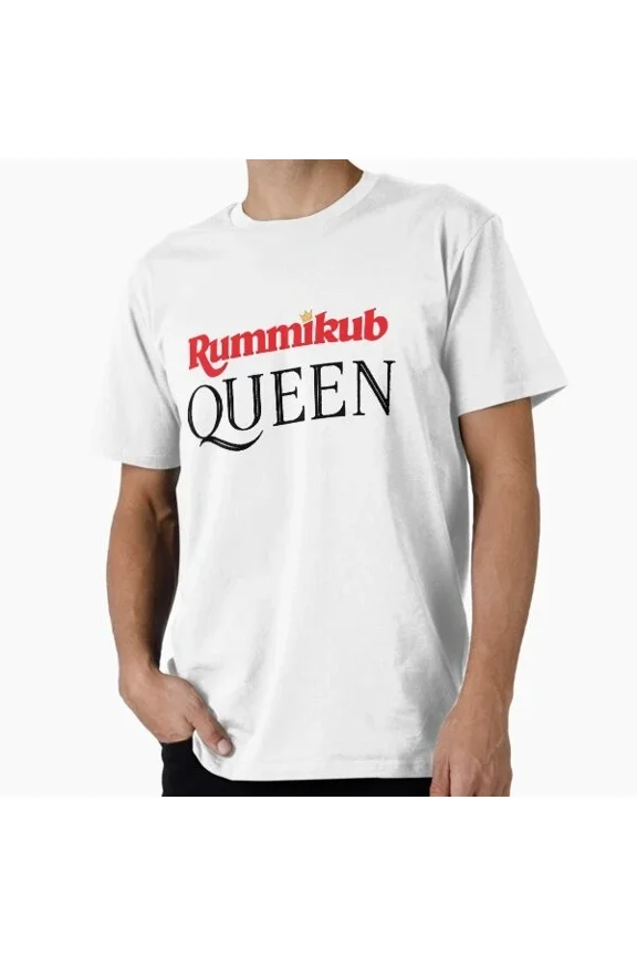Hot Trending Tee With Rummikub Queen Royal Font T-Shirt S-5Xl