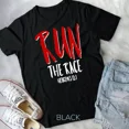thumbnail image 1 of Hot Trending Tee With Run The Race Christian Runner Bold Witness Jogging Shirt Unisex T-Shirt, 1 of 2