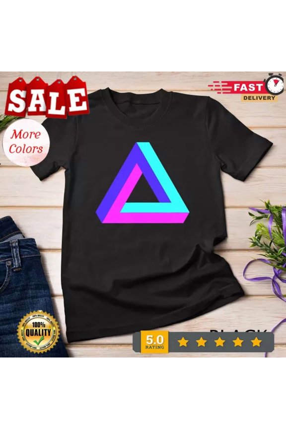 Hot Trending Tee With Sacred Geometry Geometric Penrose Triangle T-Shirt Unisex T-Shirt