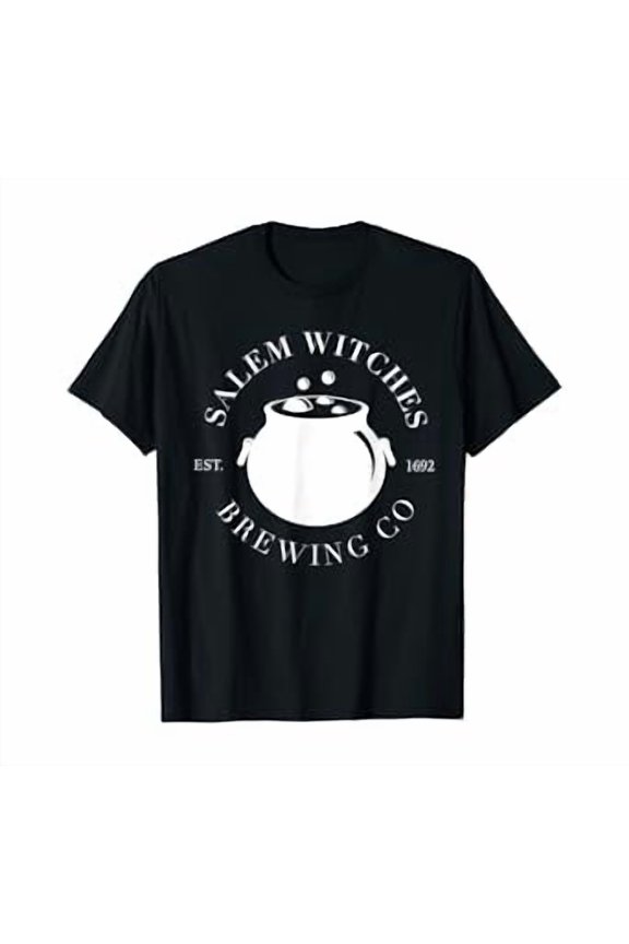 Hot Trending Tee With Salem Witches Brew Company Est 1692 Halloween S-5Xl T-Shirt