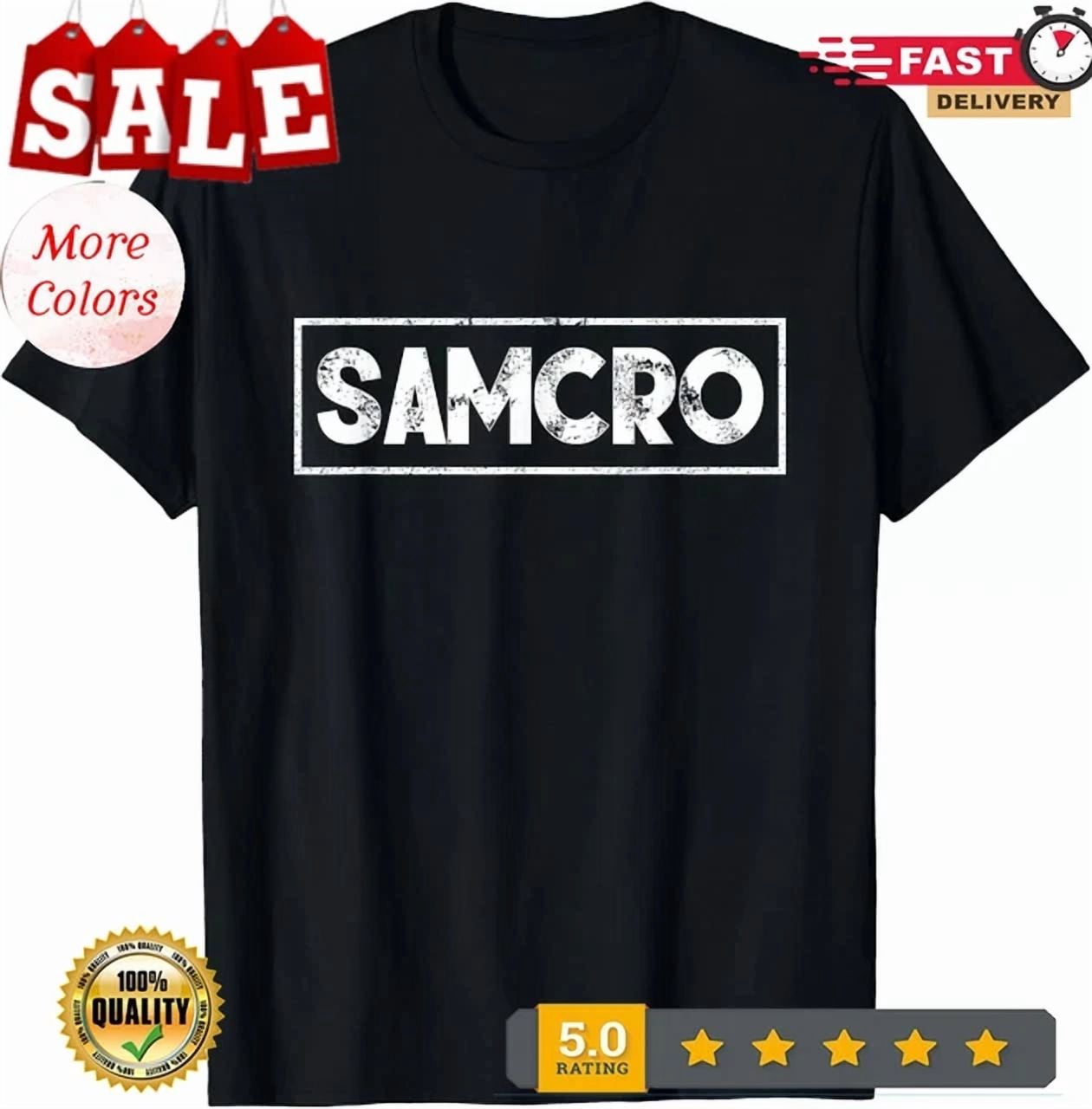 Maglietta Grigia SAMCRO SOA Sons Of Anarchy - Teller - Moto Harley - Foto 3