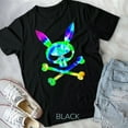 thumbnail image 1 of Hot Trending Tee With Scary Skull And Crossbones Bad Rabbit Horror Bunny Tie Dye Unisex T-Shirt, 1 of 5