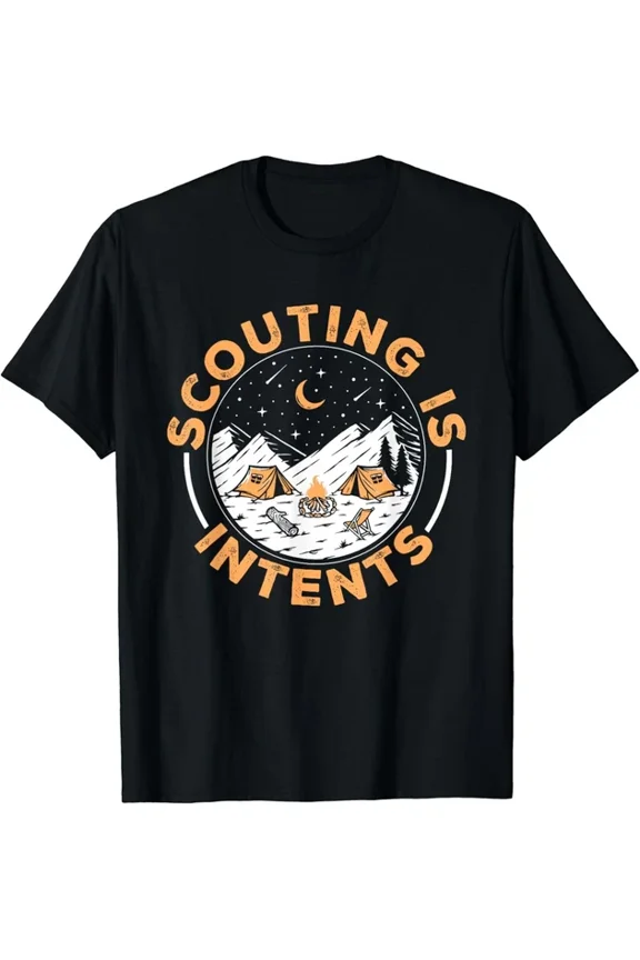 Hot Trending Tee With Scouting Is Intents Scout Camping Gift Unisex T-Shirt