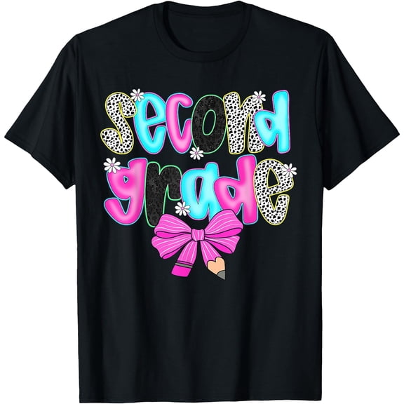 Hot Trending Tee With Second Grade Coquette Bow First Day Of School Back To School T-Shirt