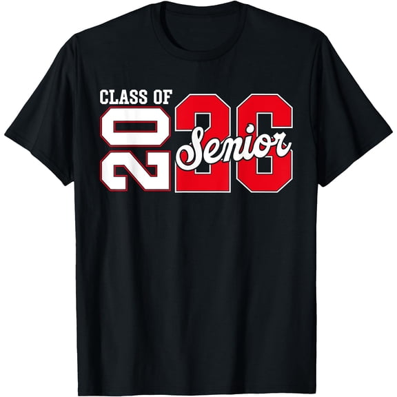 Hot Trending Tee With Senior 2026 First Day Of School 2026 Senior Year 2026 T-Shirt