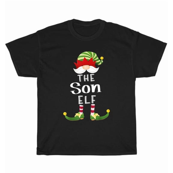 Hot Trending Tee With Son Matching Family Group Xmas Party T-Shirt Unisex Tee Gift New