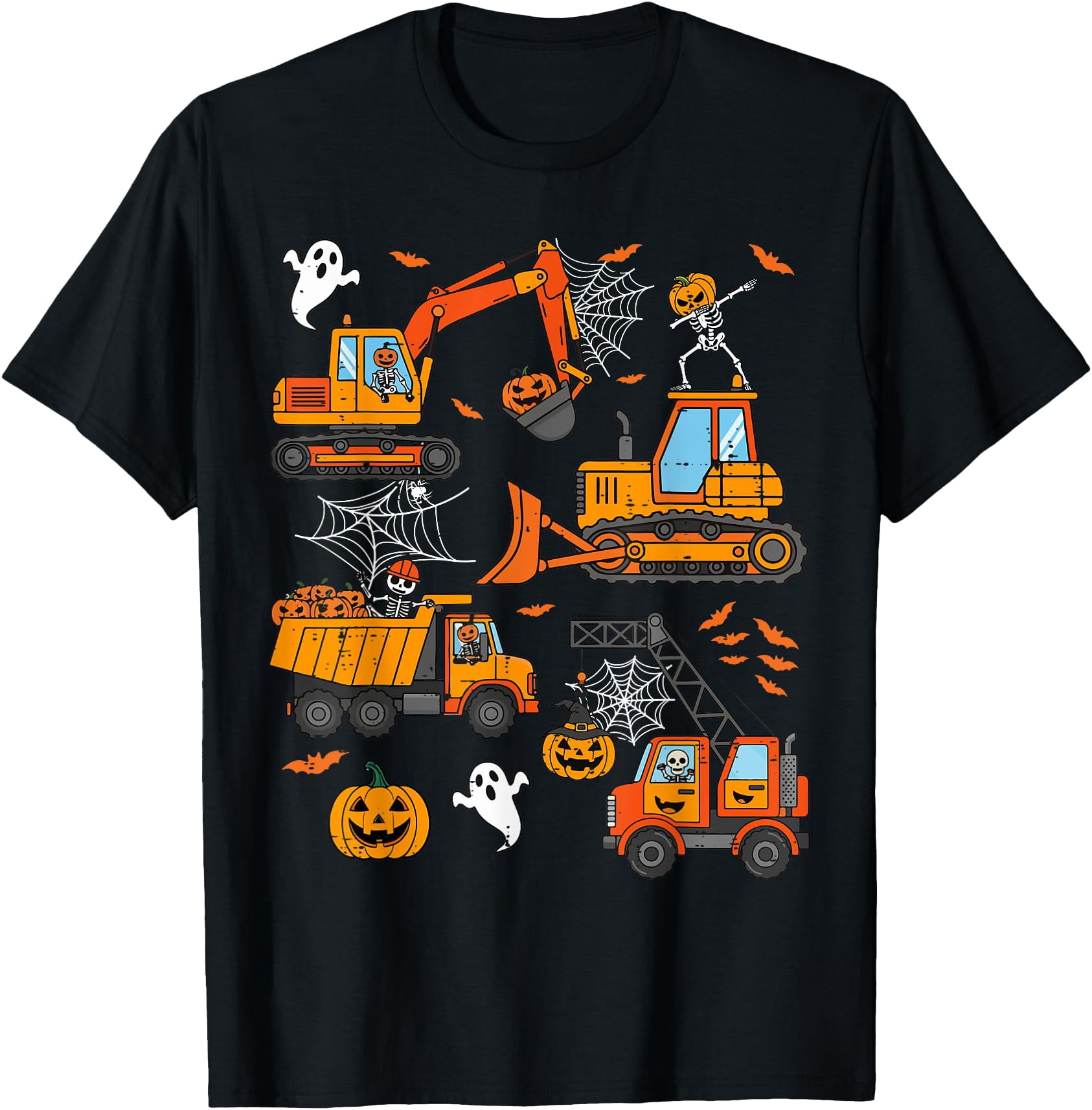 Hot Trending Tee With Spooky Construction Trucks Halowen Walmart hot-trending-tee-with-spooky-construction-trucks-halowen-walmart