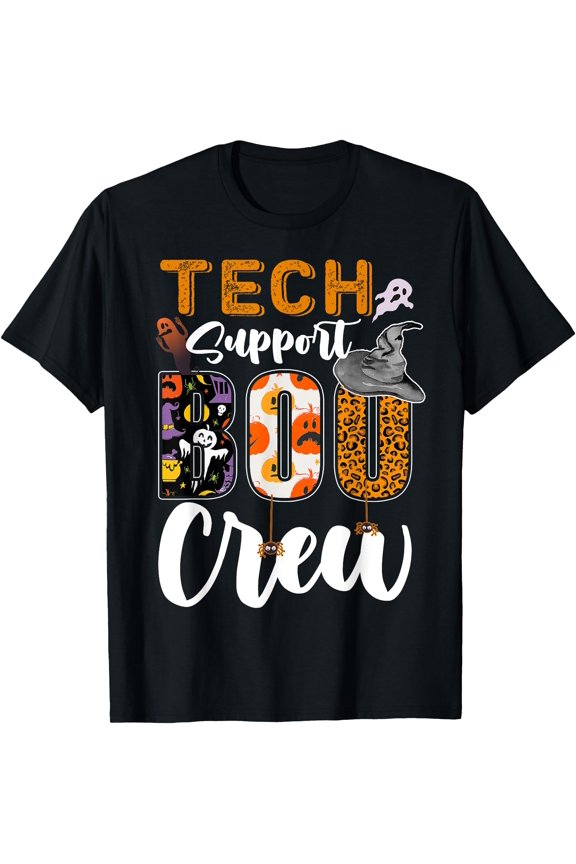 Hot Trending Tee With Tech Support Boo Crew Technical Unisex S-5Xl T-Shirt