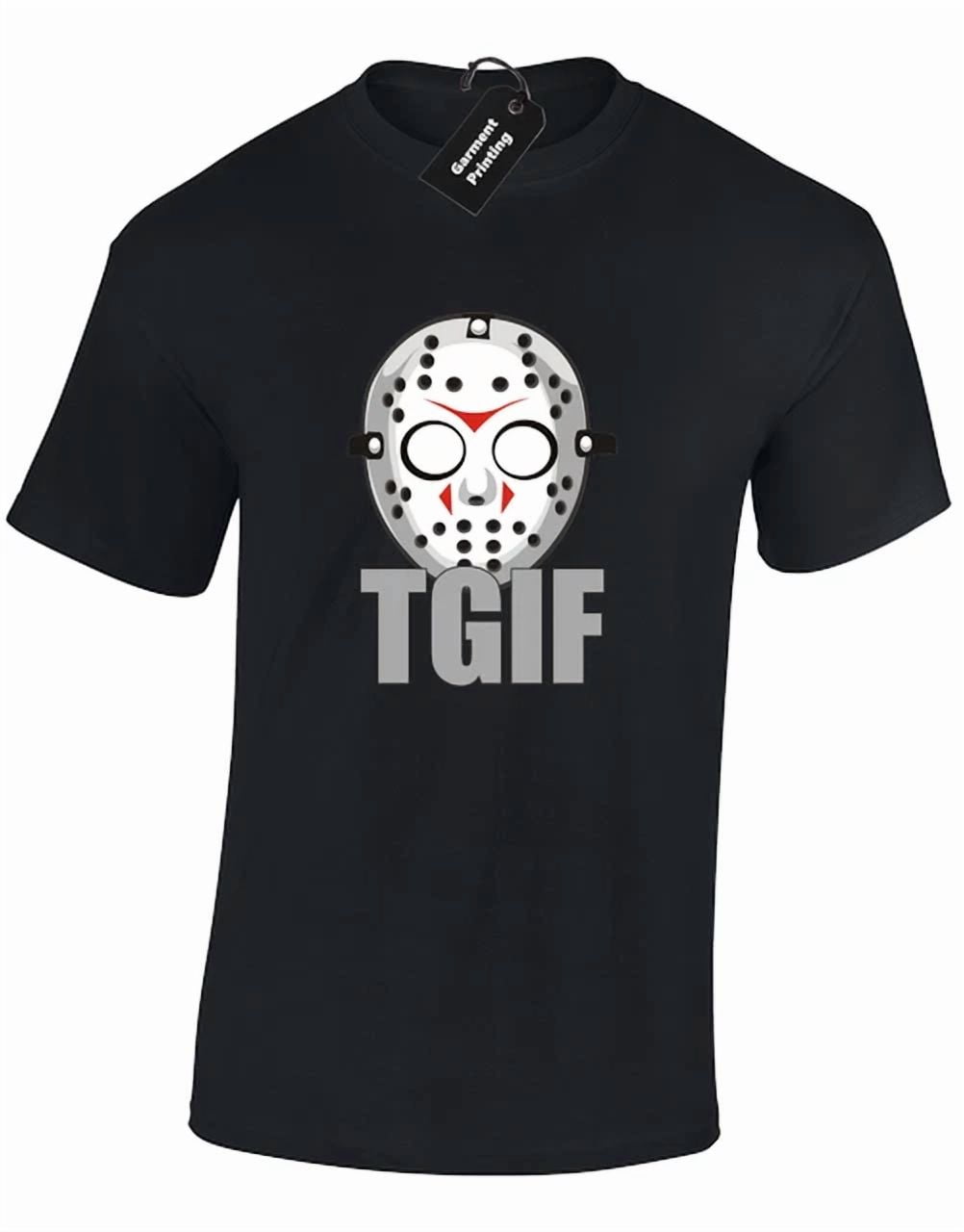 Hot Trending Tee With Tgif Hockey Mask Jason Friday 13Th Scary Unisex S ...