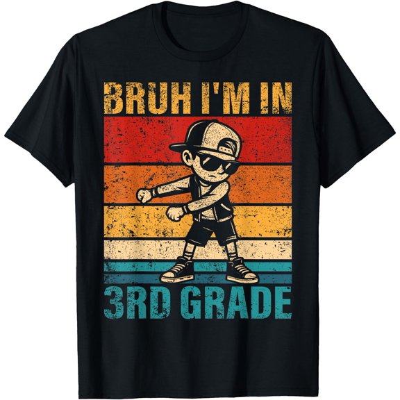 Hot Trending Tee With Third Grade Flossing Bruh I'M In 3Rd Grade Mom & Dad And Teacher T-Shirt