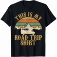 thumbnail image 1 of Hot Trending Tee With This Is My Road Trip Shirt Rv Camping Tshirt Camper Gift Unisex T-Shirt, 1 of 2