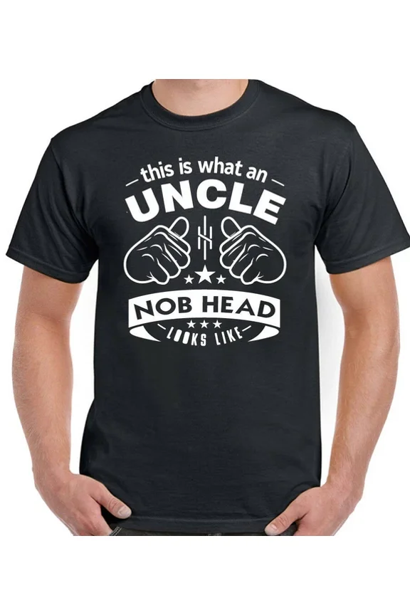 Hot Trending Tee With This Is What An Uncle Nob Head Looks Like Mens Womens T-Shirt Fathers Day Gift