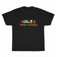 thumbnail image 1 of Hot Trending Tee With Today'S Agenda Rv Camp Camping T-Shirt Outdoor Camper Lover Unisex Tee Gift New, 1 of 5
