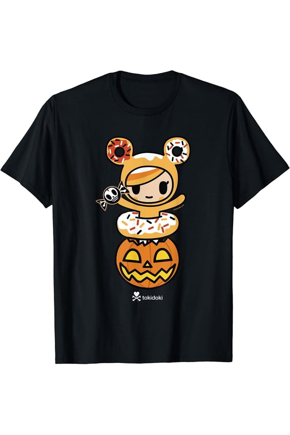 Hot Trending Tee With Tokidoki Donutella Coming Out Of Pumpkin Unisex S-5Xl T-Shirt