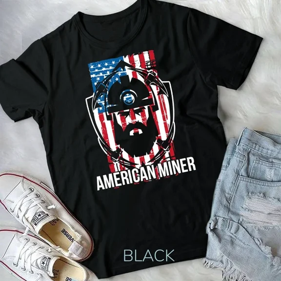 Hot Trending Tee With Underground Mining Jersey Gift American Coal And Gold Miner Unisex T-Shirt