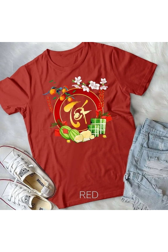 Hot Trending Tee With Vietnamese Lunar New Year - Tet 2022 Decoration T-Shirt Unisex & T-Shirt