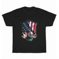 thumbnail image 1 of Hot Trending Tee With Vintage Bowling American Usa Flag Bowler Bowling Patriotic T-Shirt Tee Gift New, 1 of 5