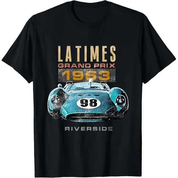 Hot Trending Tee With Vintage Historic Road Racing 1963 Sports Cars Tee Gift Unisex T-Shirt