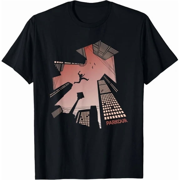 Hot Trending Tee With Vintage Parkour T Shirt Stunt Tee Shirt Training Shirt Gift Unisex T-Shirt