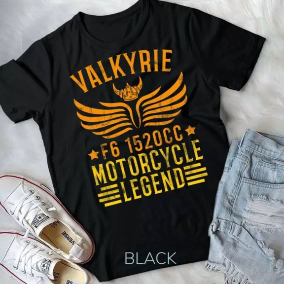 Hot Trending Tee With Vintage Valkyrie Motorcycle F6 1520Cc Biker Mechanic Gift T-Shirt Unisex T-Shirt