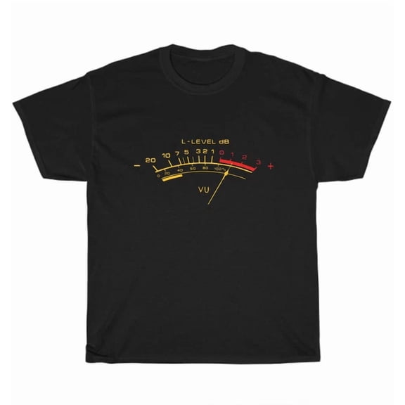 Hot Trending Tee With Vu Meter Sound Engineer Analog T-Shirt Men'S Tee Gift S-5Xl New