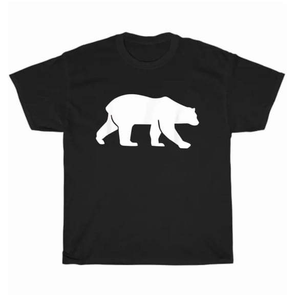 Hot Trending Tee With Walking Polar Bear Animal Polar Bears Lover T-Shirt Unisex Tee Gift New