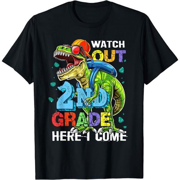 Hot Trending Tee With Watch Out 2Nd Grade Here I Come Back To School Second Grade T-Shirt
