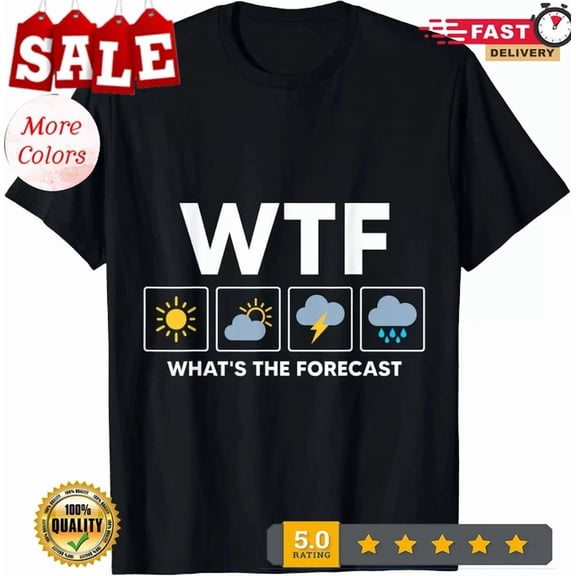 Hot Trending Tee With Weather Forecast Weatherman Meteorology Meteorologist Gift Unisex T-Shirt