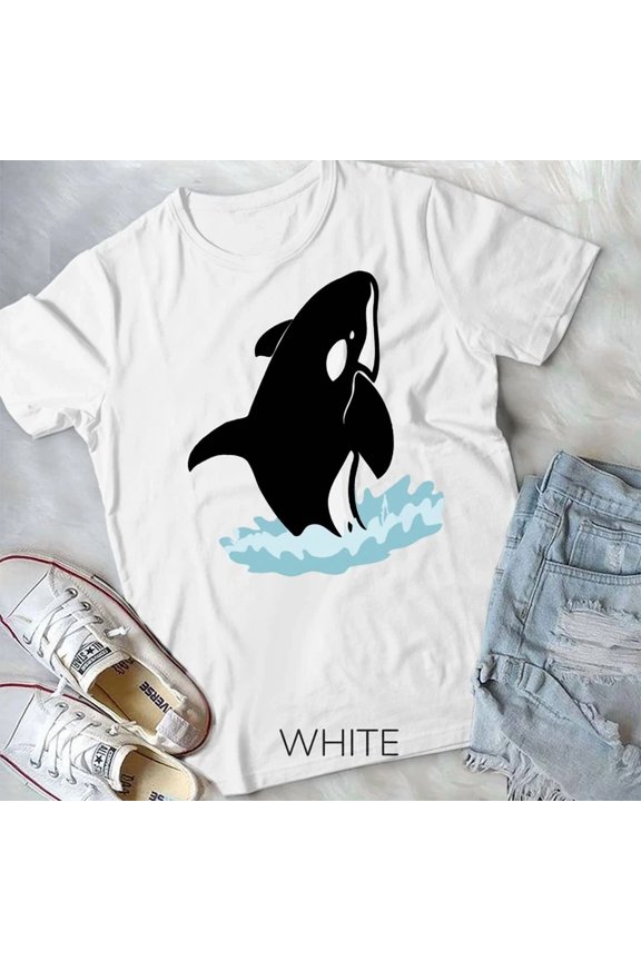 Hot Trending Tee With Whale Squad Ocean Love Gift Girls Boys Unisex T-Shirt