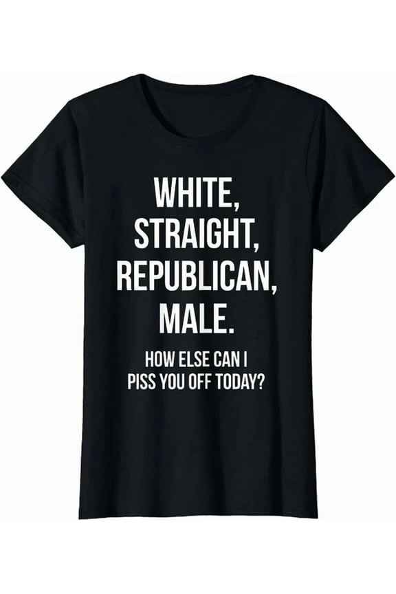 Hot Trending Tee With White Straight Republican Male Republican T-Shirt