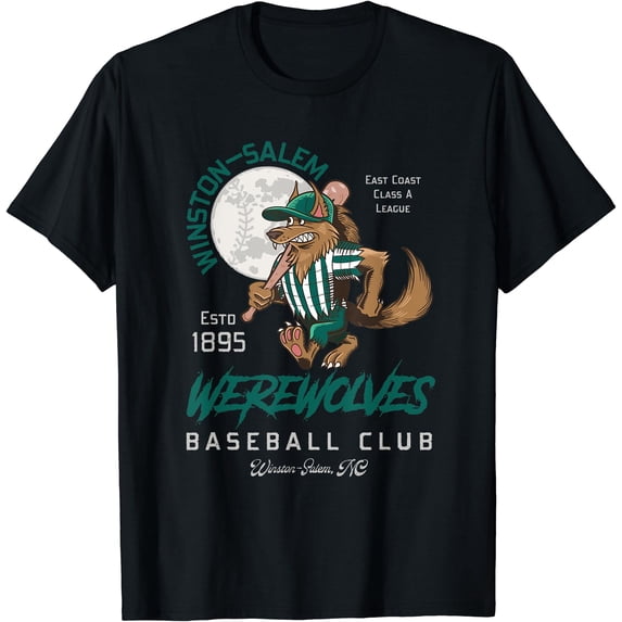 Hot Trending Tee With Winston-Salem Werewolves Retro Minor League ...