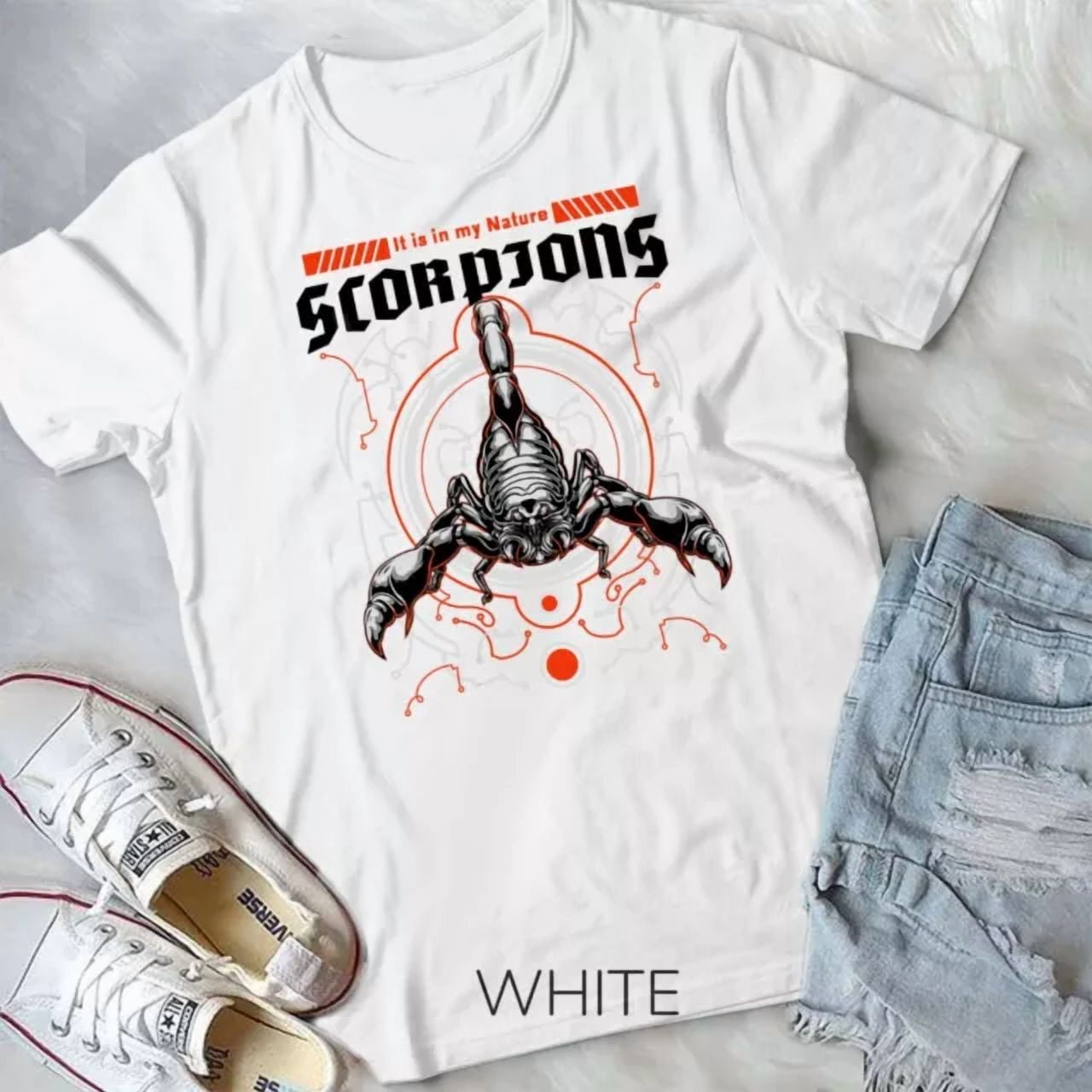 Hot Trending Tee With Womens Scorpion Vintage Retro Scorpions In My Hot Trending Tee With Womens Scorpion Vintage Retro Scorpions In My