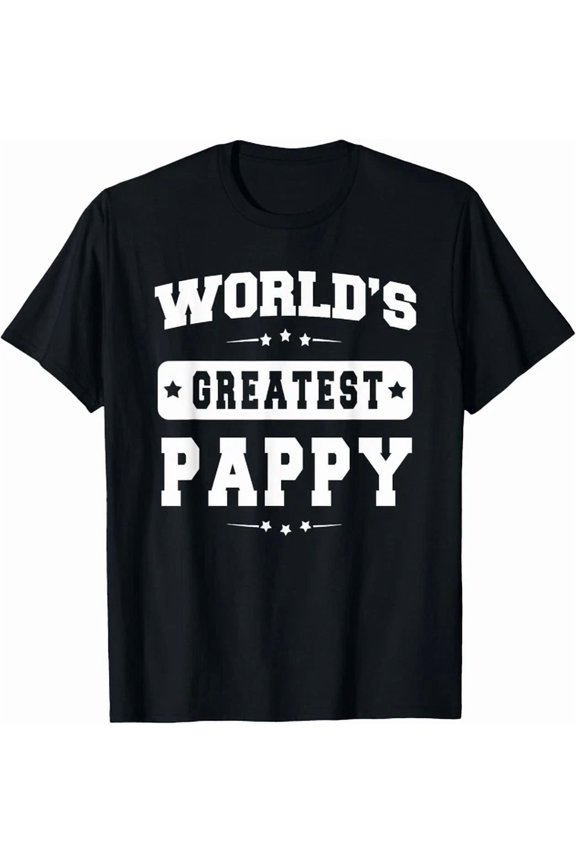 Hot Trending Tee With World'S Greatest Pappy Father'S Day Grandpa Men Gift Unisex T-Shirt