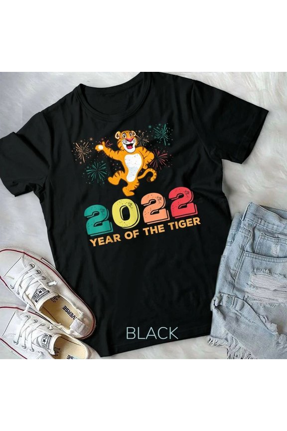 Hot Trending Tee With Zodiac Chinese Tiger Shirt New Year 2022 Year Of The Tiger Unisex T-Shirt
