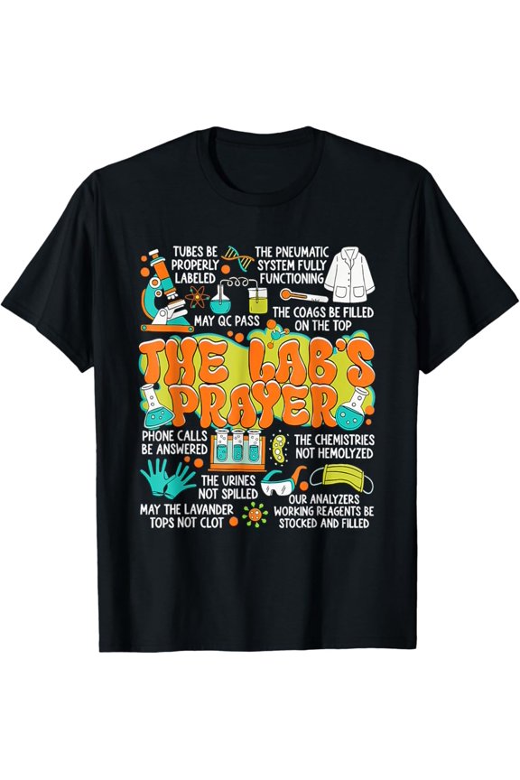 Hot Trending The Lab Prayer Lab Week 2025 Medical Laboratory Scientist T-Shirt Vintage Tee -Birthday Gifts