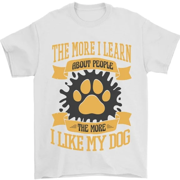 Hot Trending The More I Like My Dog Funny T-Shirt Design Preview Only