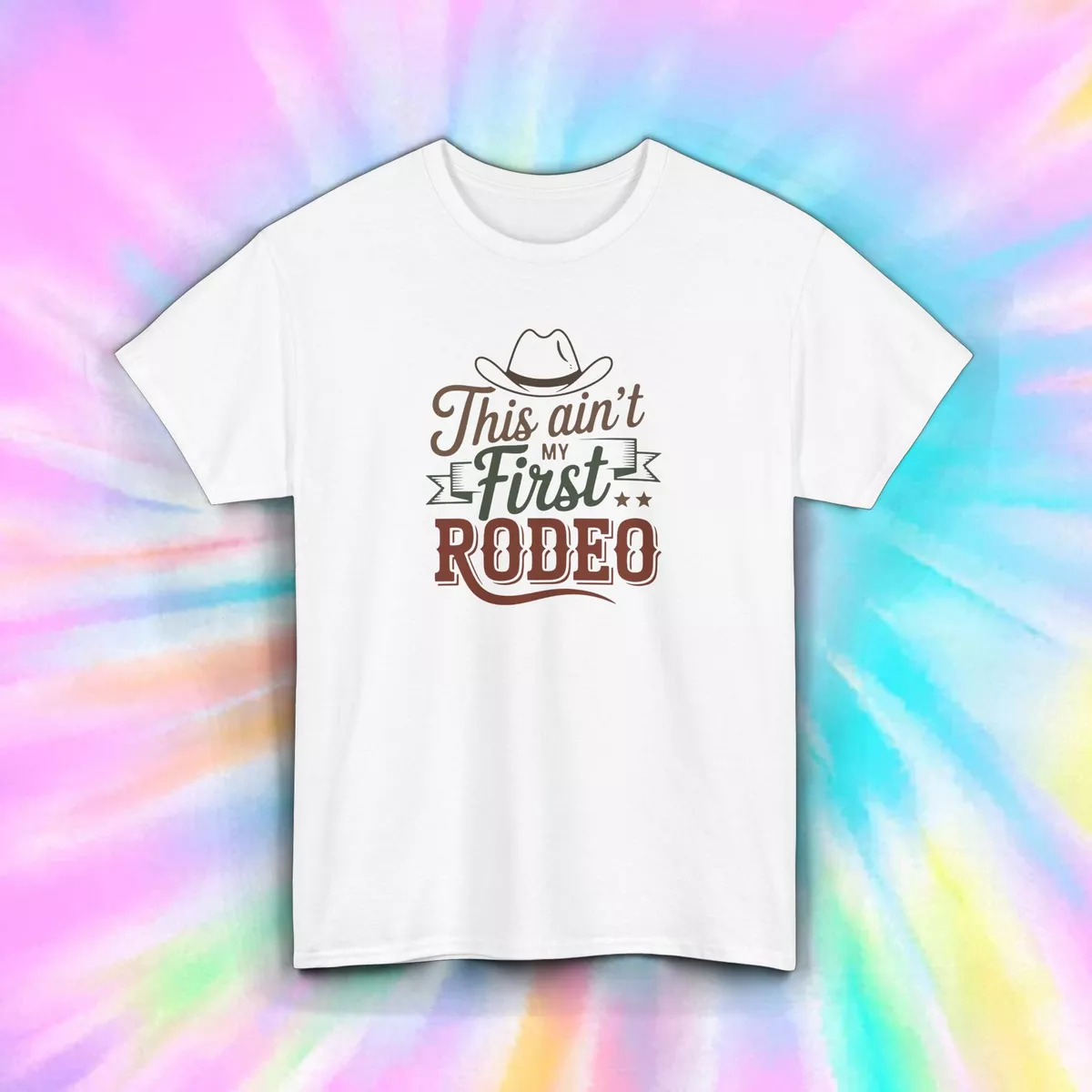 Hot Trending This Aint My First Rodeo T-Shirt Funny Cowboy Western ...