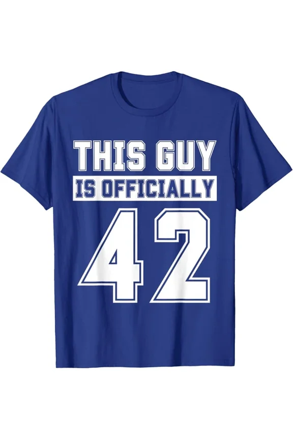 Hot Trending This Guy Is 42 Years Old Celebrate 42Nd Birthday T-Shirt S-5Xl Birthday Gifts; For Men & Women