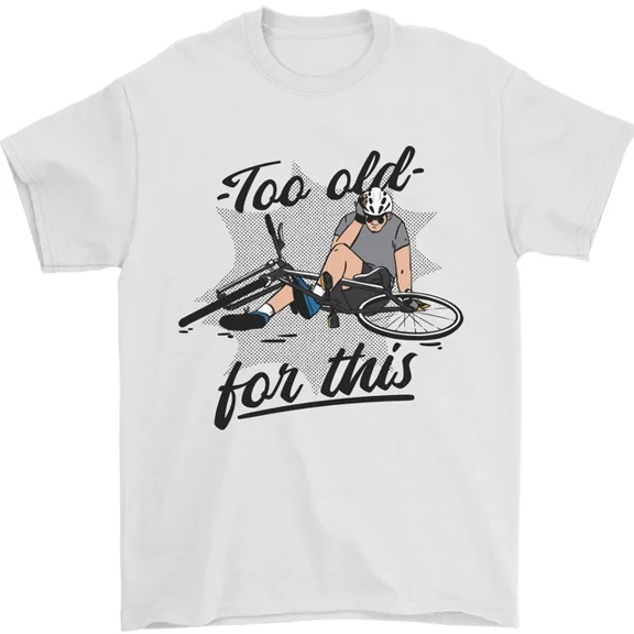 Hot Trending Too Old For This Funny Cycling Bicycle T-Shirt Design Preview Only
