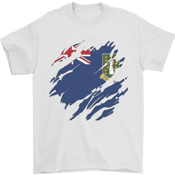 Hot Trending Torn Flag Virgin Islands UK T-Shirt Design Preview Only